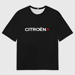Мужская футболка оверсайз Citroen logo