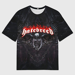 Мужская футболка оверсайз Hatebreed hardcore