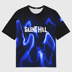 Мужская футболка оверсайз Silenthill тень призрака