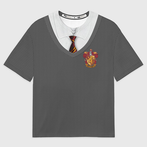 Мужская футболка оверсайз Форма Гриффиндора / 3D-принт – фото 1