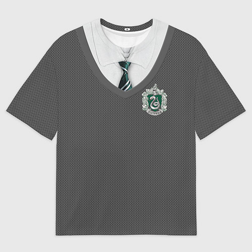 Мужская футболка оверсайз Форма Слизерина / 3D-принт – фото 1