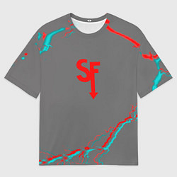 Мужская футболка оверсайз Sally Face storm color