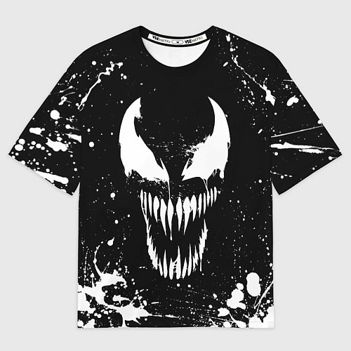 Мужская футболка оверсайз Venom logo / 3D-принт – фото 1
