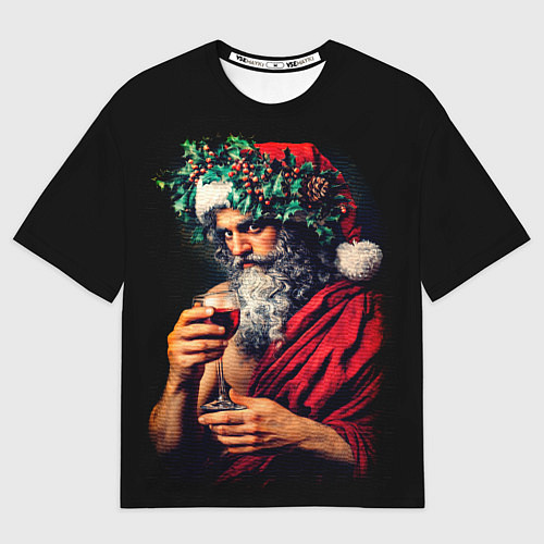 Мужская футболка оверсайз Дионис на Рождество / 3D-принт – фото 1