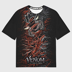 Футболка оверсайз мужская Venom vs Carnage, цвет: 3D-принт