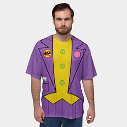 Футболка оверсайз мужская Костюм Джокера, цвет: 3D-принт — фото 2