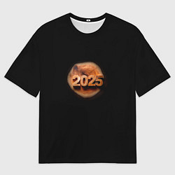 Мужская футболка оверсайз 2025 год на деревянном спиле