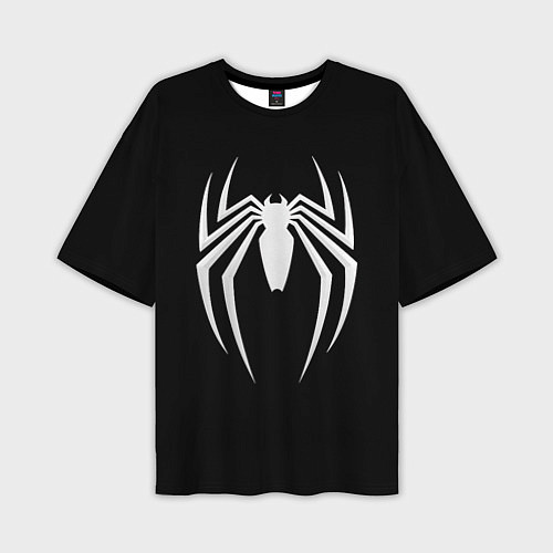 Мужская футболка оверсайз Black SpiderMan / 3D-принт – фото 1