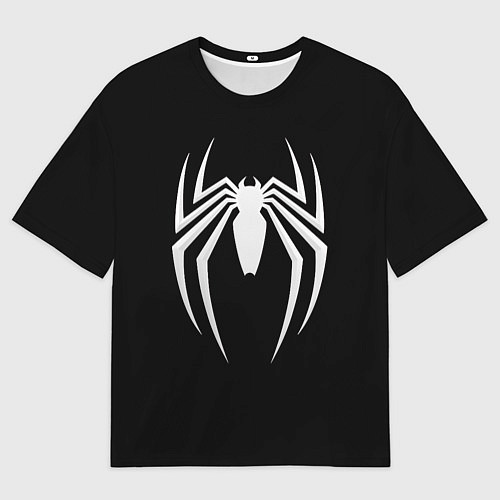 Мужская футболка оверсайз Black SpiderMan / 3D-принт – фото 1