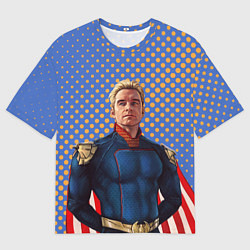 Футболка оверсайз мужская Хоумлендер задумчивый Пацаны, цвет: 3D-принт