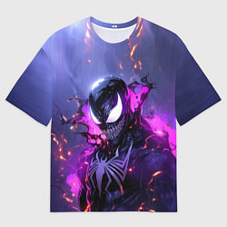 Мужская футболка оверсайз Neon Venom - Rain