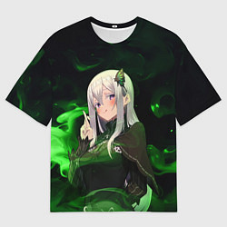 Футболка оверсайз мужская Ехидна Re:Zero, цвет: 3D-принт