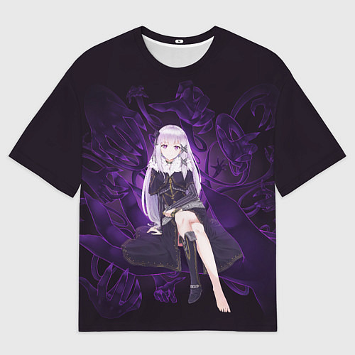 Мужская футболка оверсайз Сателла Re:Zero / 3D-принт – фото 1