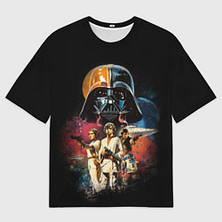 Футболка оверсайз мужская Звездные войны, цвет: 3D-принт