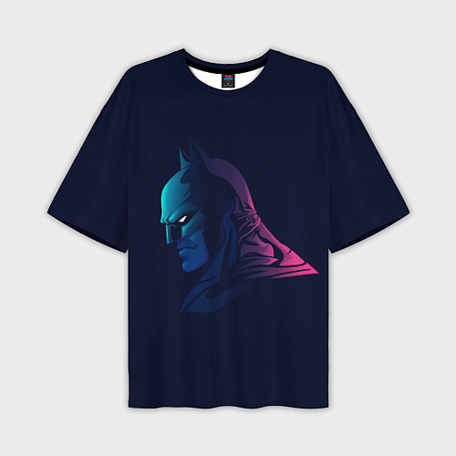 Мужская футболка оверсайз Batman gradient / 3D-принт – фото 1