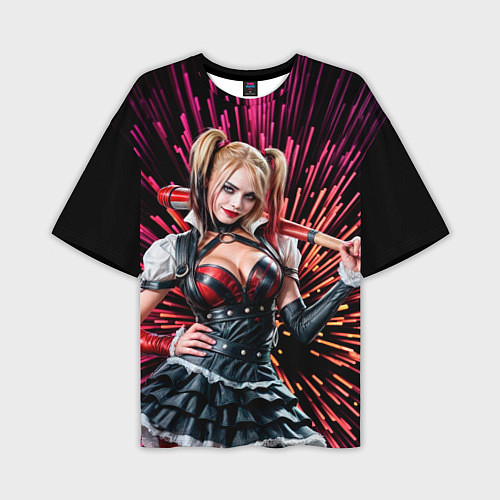 Мужская футболка оверсайз Harley Quinn / 3D-принт – фото 1