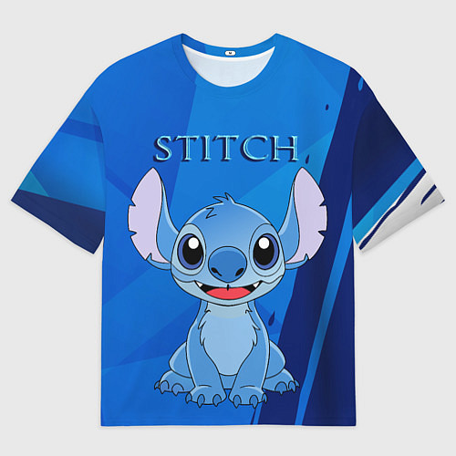 Мужская футболка оверсайз Стич / 3D-принт – фото 1