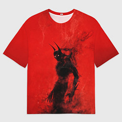 Мужская футболка оверсайз Evil Batman