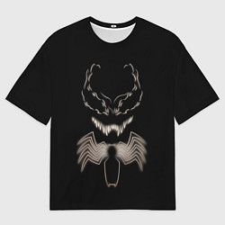 Мужская футболка оверсайз Venom in the dark