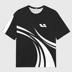 Футболка оверсайз мужская Lixiang - carbon black, цвет: 3D-принт