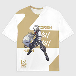 Мужская футболка оверсайз Ликаон - ZZZ