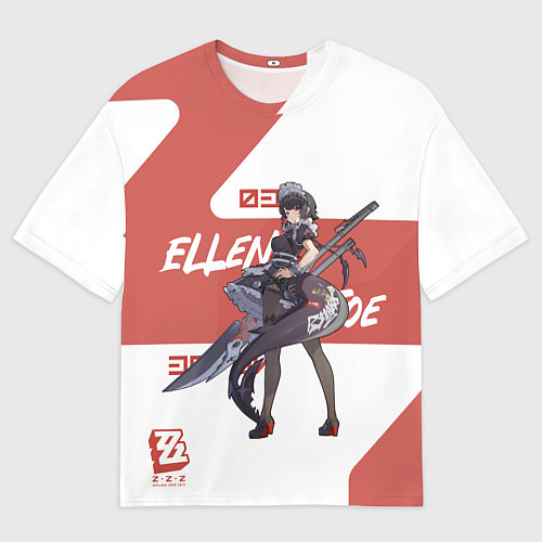 Мужская футболка оверсайз Эллен Джо - ZZZ / 3D-принт – фото 1