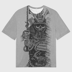 Футболка оверсайз мужская Призрак Самурай, цвет: 3D-принт