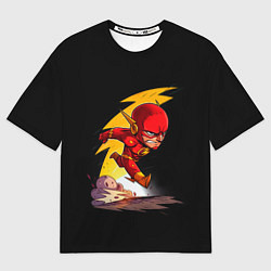 Мужская футболка оверсайз Chibi Flash