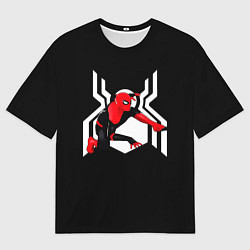 Футболка оверсайз мужская Spider emblem, цвет: 3D-принт