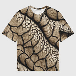 Футболка оверсайз мужская Найди змею, цвет: 3D-принт