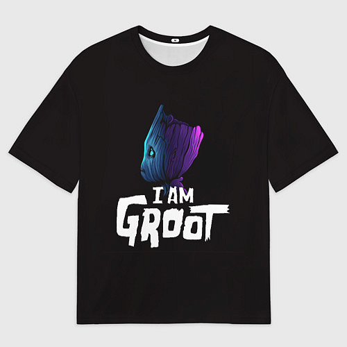 Мужская футболка оверсайз Я есть Грут / 3D-принт – фото 1