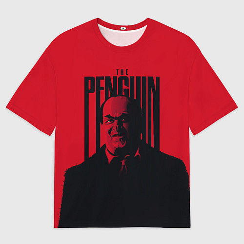 Мужская футболка оверсайз Освальд Кобб Пингвин / 3D-принт – фото 1