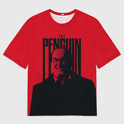 Мужская футболка оверсайз Освальд Кобб Пингвин