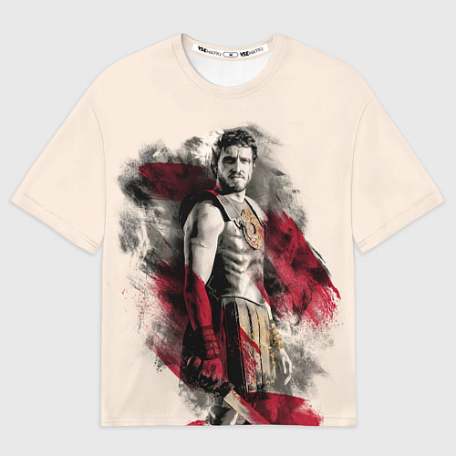 Мужская футболка оверсайз Гладиатор 2 / 3D-принт – фото 1