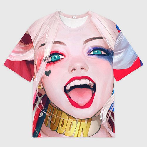 Мужская футболка оверсайз Харли квин / 3D-принт – фото 1