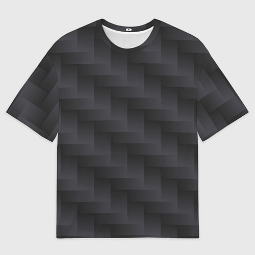 Мужская футболка оверсайз Чёрный спектр / 3D-принт – фото 1