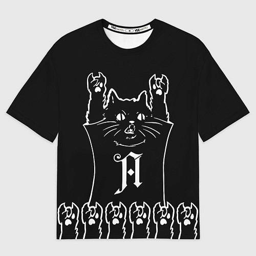 Мужская футболка оверсайз Architects - кот рок / 3D-принт – фото 1