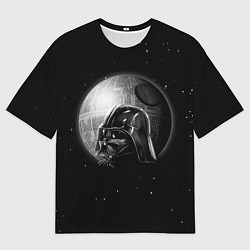 Мужская футболка оверсайз Лорд вейдер звезда смерти