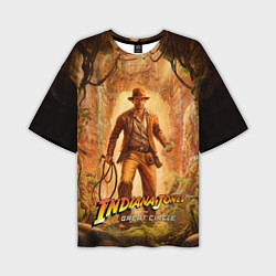 Мужская футболка оверсайз Инди Indiana Jones and the great circle