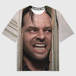 Мужская футболка оверсайз The shining - heres johnny