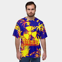Футболка оверсайз мужская Тропический сталкер, цвет: 3D-принт — фото 2