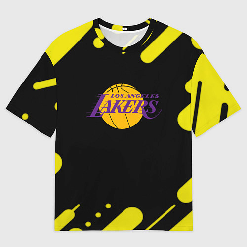 Мужская футболка оверсайз Lakers club / 3D-принт – фото 1