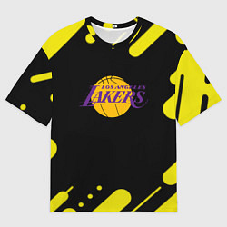 Мужская футболка оверсайз Lakers club