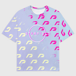Футболка оверсайз мужская Starfield x nfs, цвет: 3D-принт
