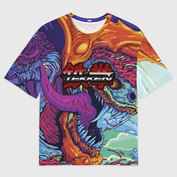 Мужская футболка оверсайз Tekken hyper beast