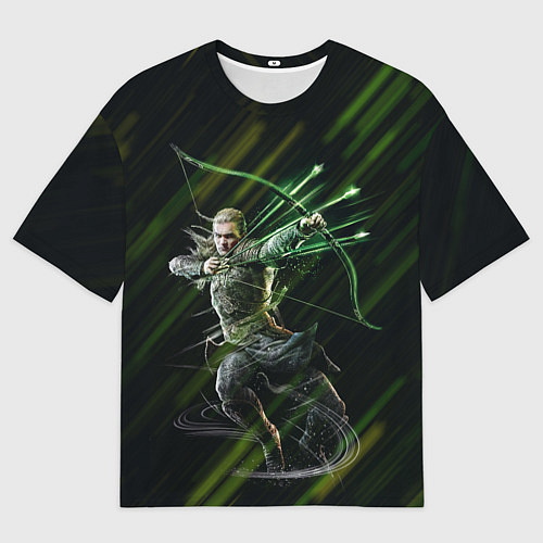 Мужская футболка оверсайз Леголас - Властелин колец / 3D-принт – фото 1