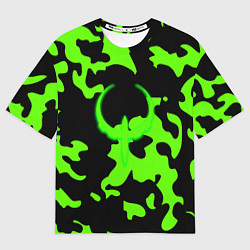 Футболка оверсайз мужская Quake camo, цвет: 3D-принт