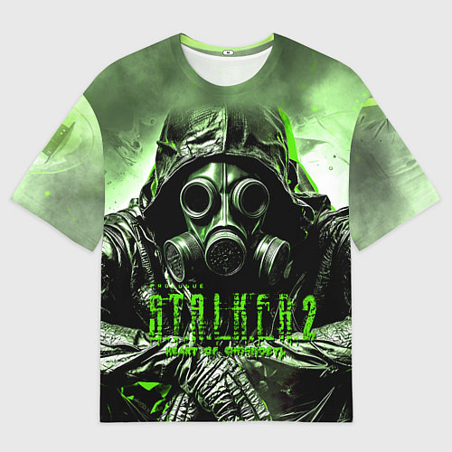 Мужская футболка оверсайз Stalker II / 3D-принт – фото 1