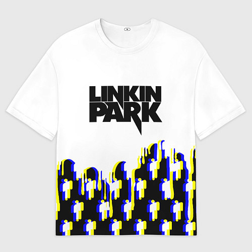 Мужская футболка оверсайз Linkin park human / 3D-принт – фото 1