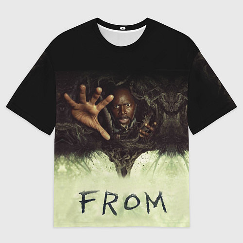 Мужская футболка оверсайз Извне сериал ужастик / 3D-принт – фото 1